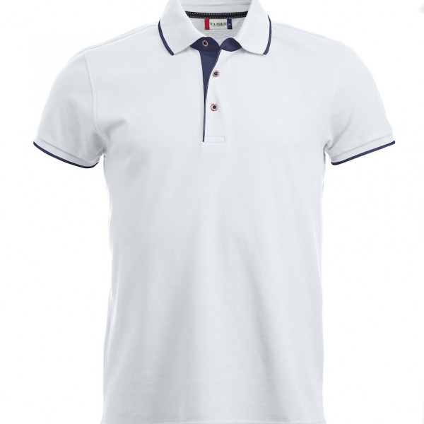 Polo Homme Col Contrasté