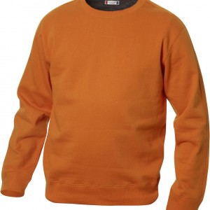 Sweatshirt unisexe col rond contrasté