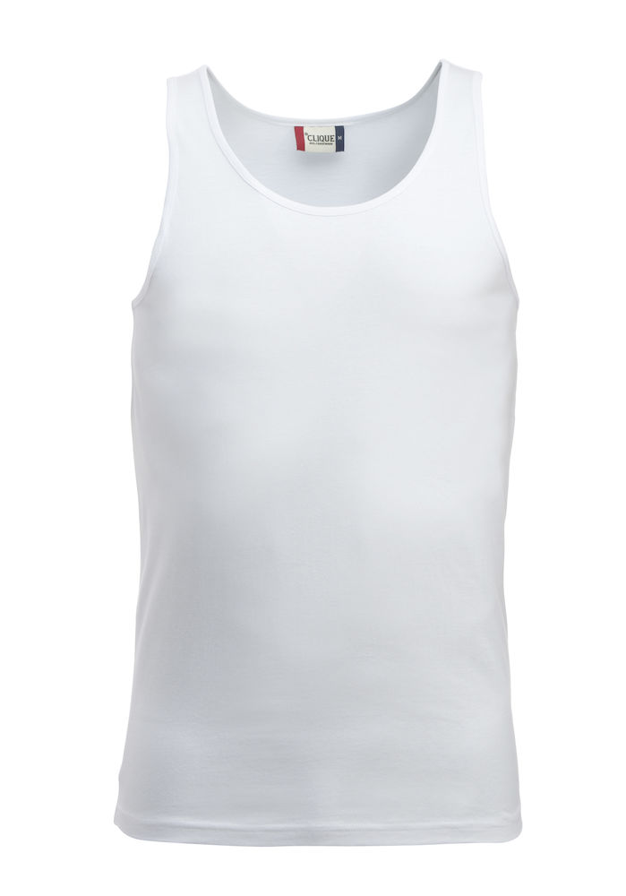 Débardeur Homme Coton - Sans Manches, Col V - Pour Sport, Musculation, Sous-vêtement - Blanc, Noir