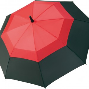 Parapluie Cancale noir et rouge