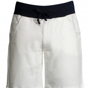 Short Homme blanc et bleu marine