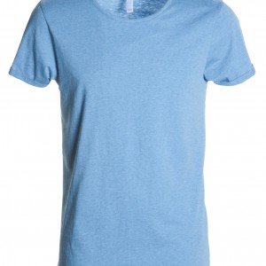 Tee shirt Homme encolure ample bleu clair