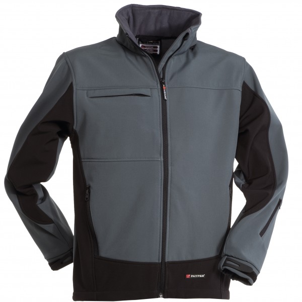 Veste Softshell bicolore grise et noire