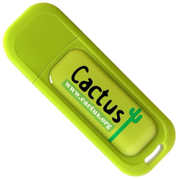 Clé USB classique vert citron