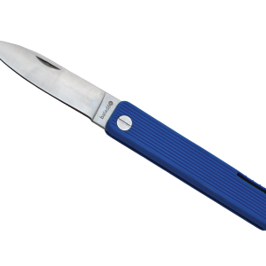 Couteau manche couleur bleu