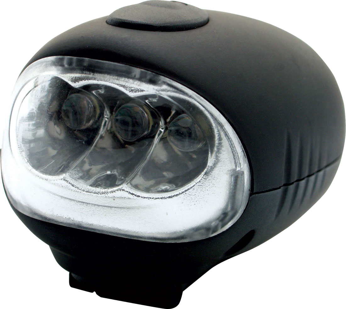Lampe frontale dynamo personnalisée 3 LED - Lampe frontale publicitaire