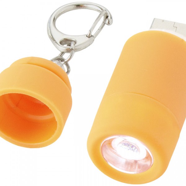 mini lampe chargeur orange